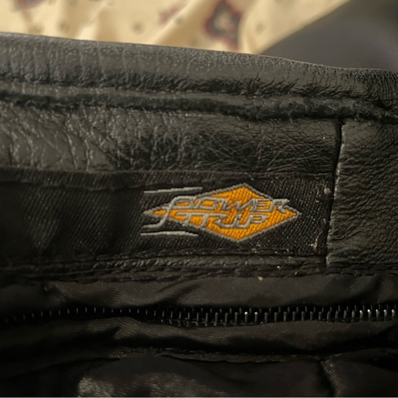 Power Trip Men’s Leather Motorcycle Jacket w/ Liner sz XL - Picture 10 of 11